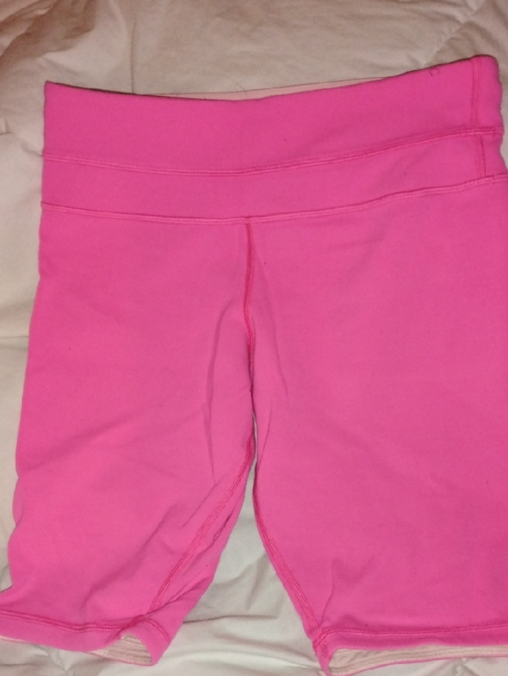 Girls' Pink Athletic Bike Shorts
